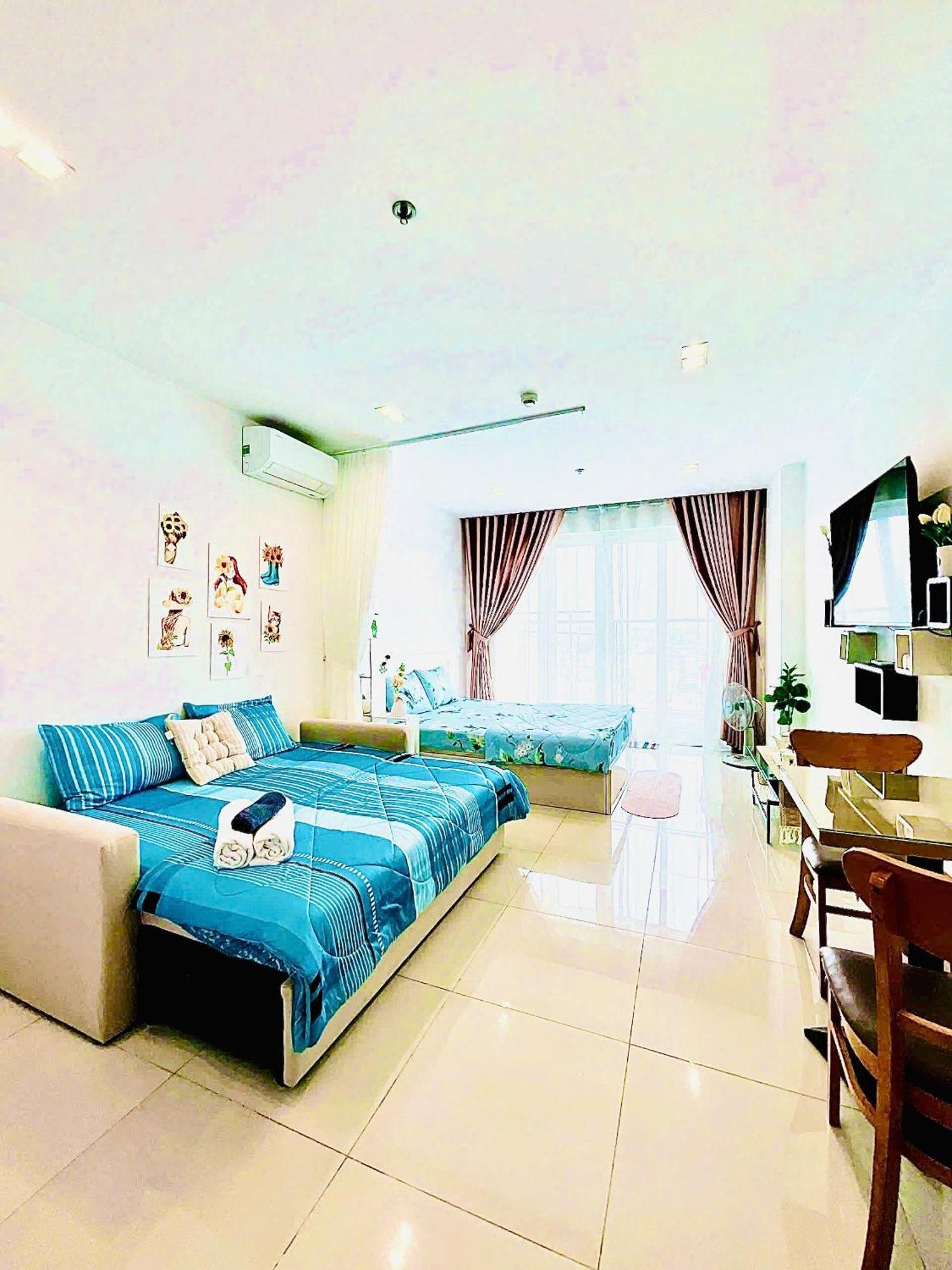 Apartamento Ho 2 Giuong Gan San Bay